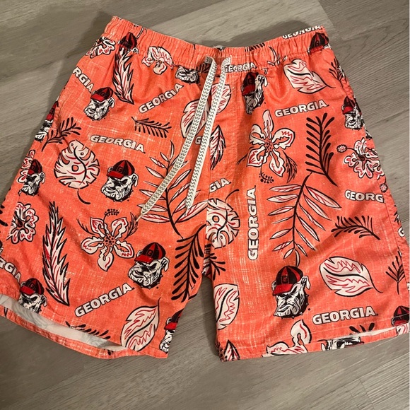Wes and Willy University of Georgia Swim Trunks - Picture 1 of 9